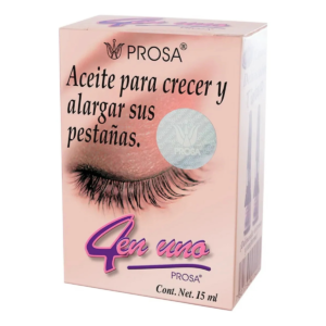 Aceite para crecer y alargar sus pestañas Prosa 15ml presentación caja
