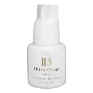 Pegamento para Pestañas Ultra Clear Glue IB 5 ml Transparente – presentación profesional.