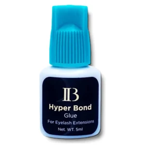 Pegamento para Pestañas Hyper Bond IB 5 ml – envase profesional negro y tapa turquesa.