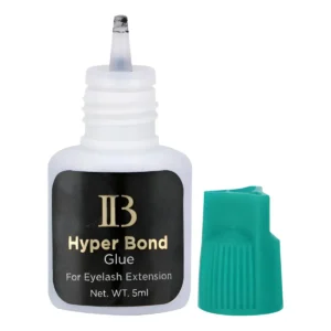 Pegamento Pestañas Hyper Bond Glue IB 5 ml Negro – presentación profesional coreana.