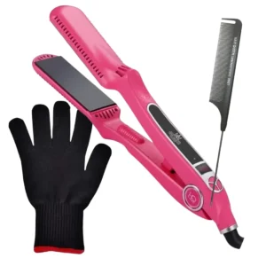 Hair Queen Infra con Guante y Peine kit profesional con tecnología infrarroja para alaciado de cabello