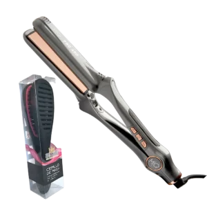Plancha Pro 480 y Cepillo de pinza alaciadora de cabello MQ Professional y cepillo no eléctrico para planchar cabello HQ