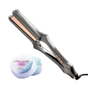 Plancha Pro 480 y Micro Pulidor plancha profesional para cabello MQ Professional y limpiador de placas de titanio