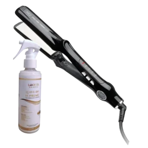 Plancha Turbo Led y Protector térmico Brasileño con alaciadora de cabello MQ Professional y tratamiento térmico para cabello