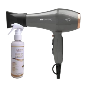 Digital y Protector térmico secadora de cabello profesional MQ Professional y termoprotector para cabello formula brasileña