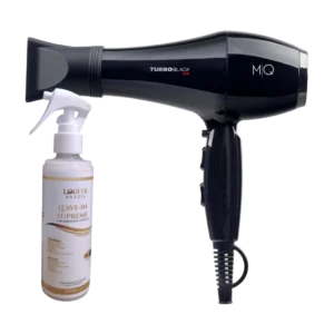 Turbo Black y protector térmico secadora de cabello profesional MQ Professional y termoprotector brasileño para cabello Loofer